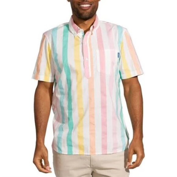 Chubbies The Utopia (Full Button Soft Stretch) - Pastel Rainbow Stripe - Large - Picture 1 of 10